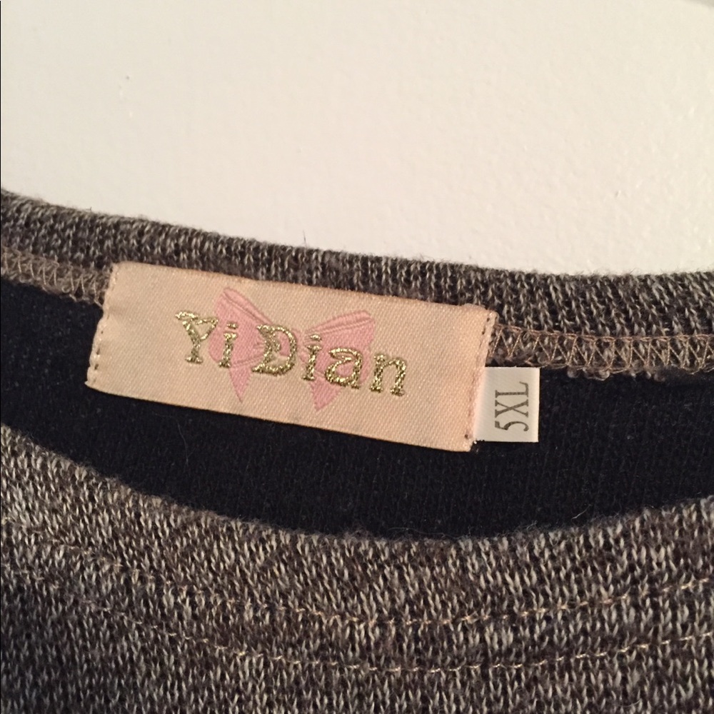 Boutique sweater ruffle XL 1X - Picture 2 of 5